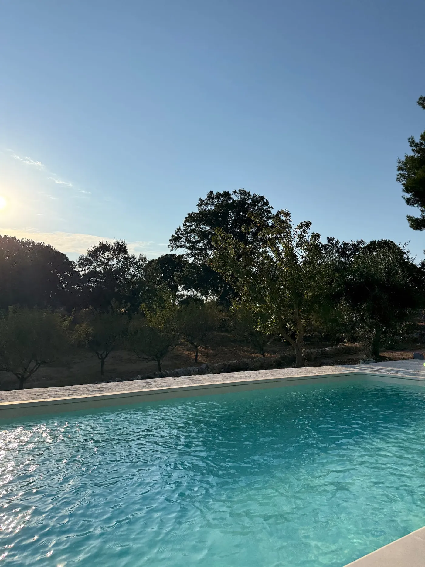 Private pool at Trulli Musorosso